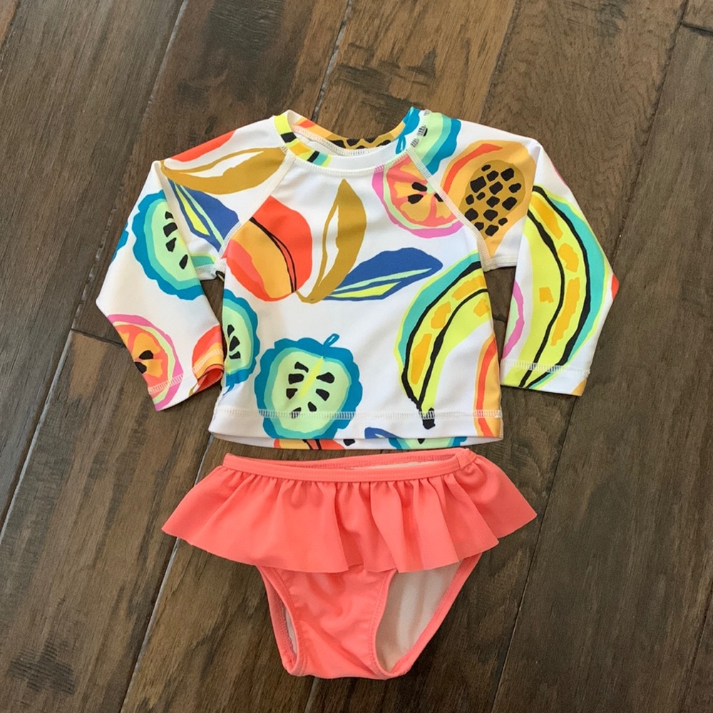 Tea Collection Rash Guard Swim Set